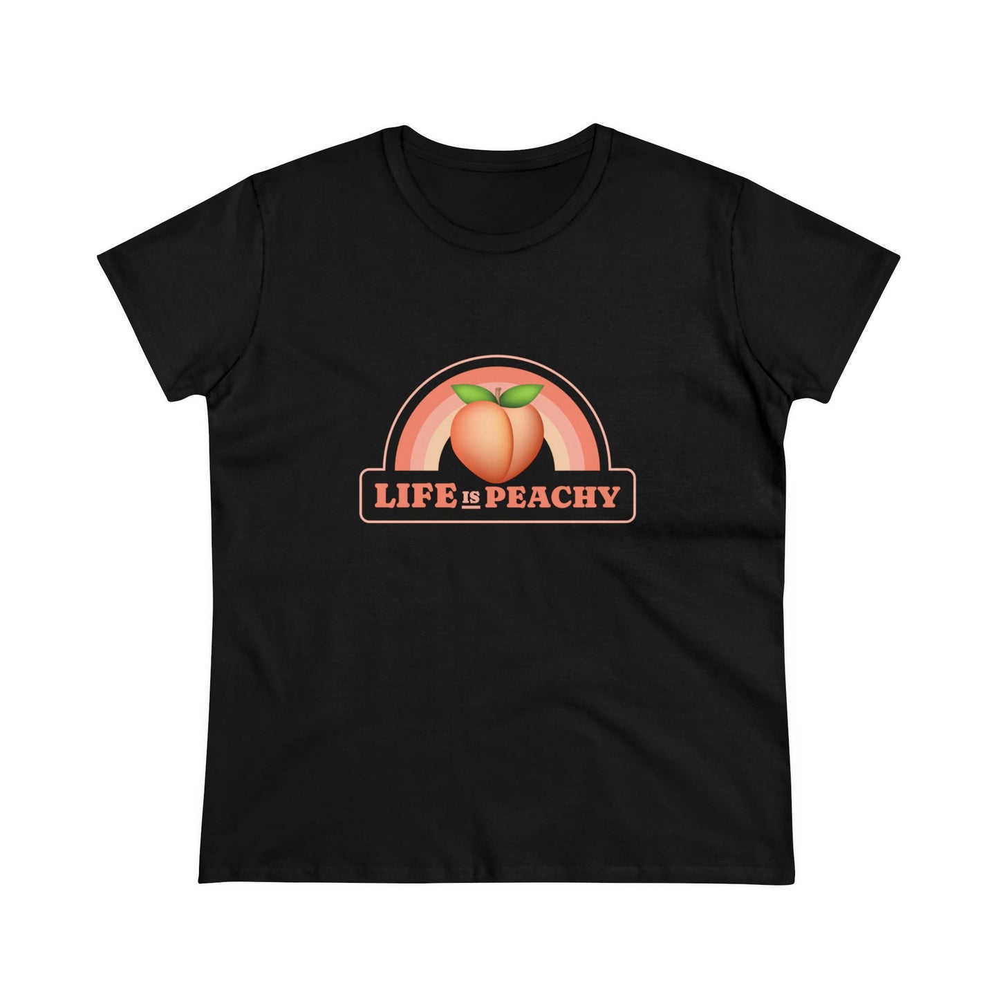 Life Is Peachy Semi-Fitted Tee