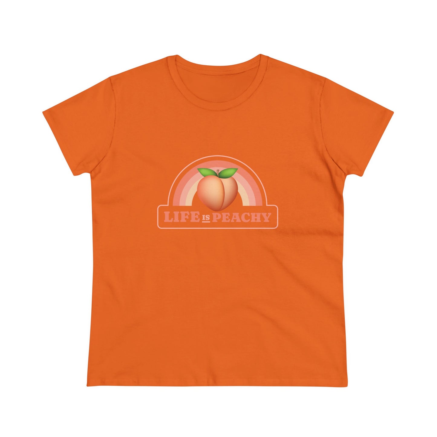 Life Is Peachy Semi-Fitted Tee
