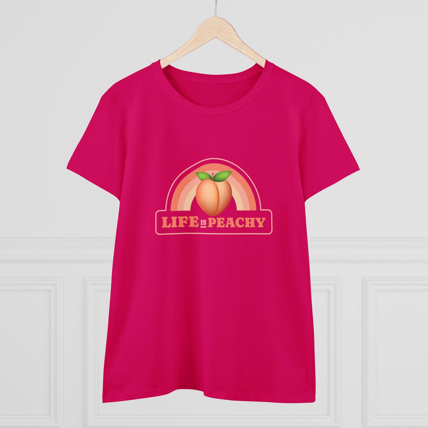 Life Is Peachy Semi-Fitted Tee