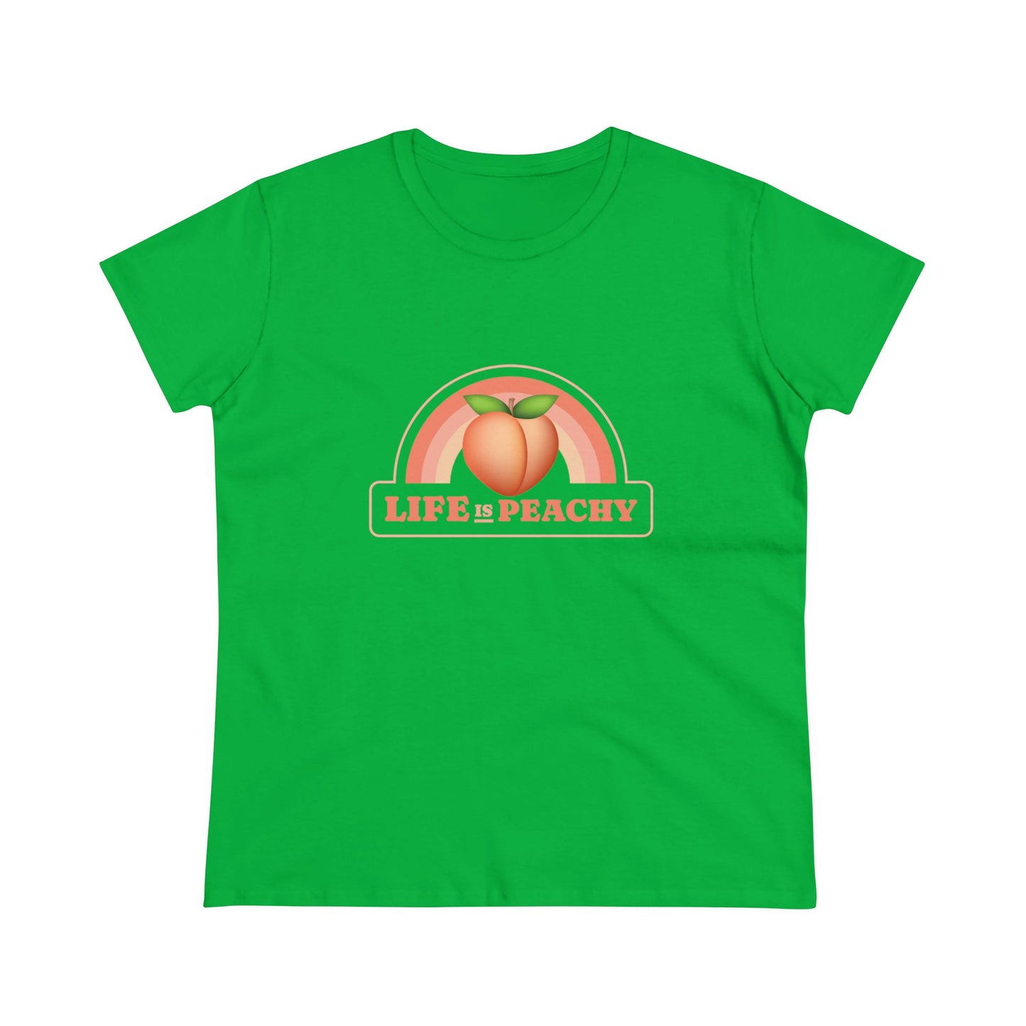 Life Is Peachy Semi-Fitted Tee