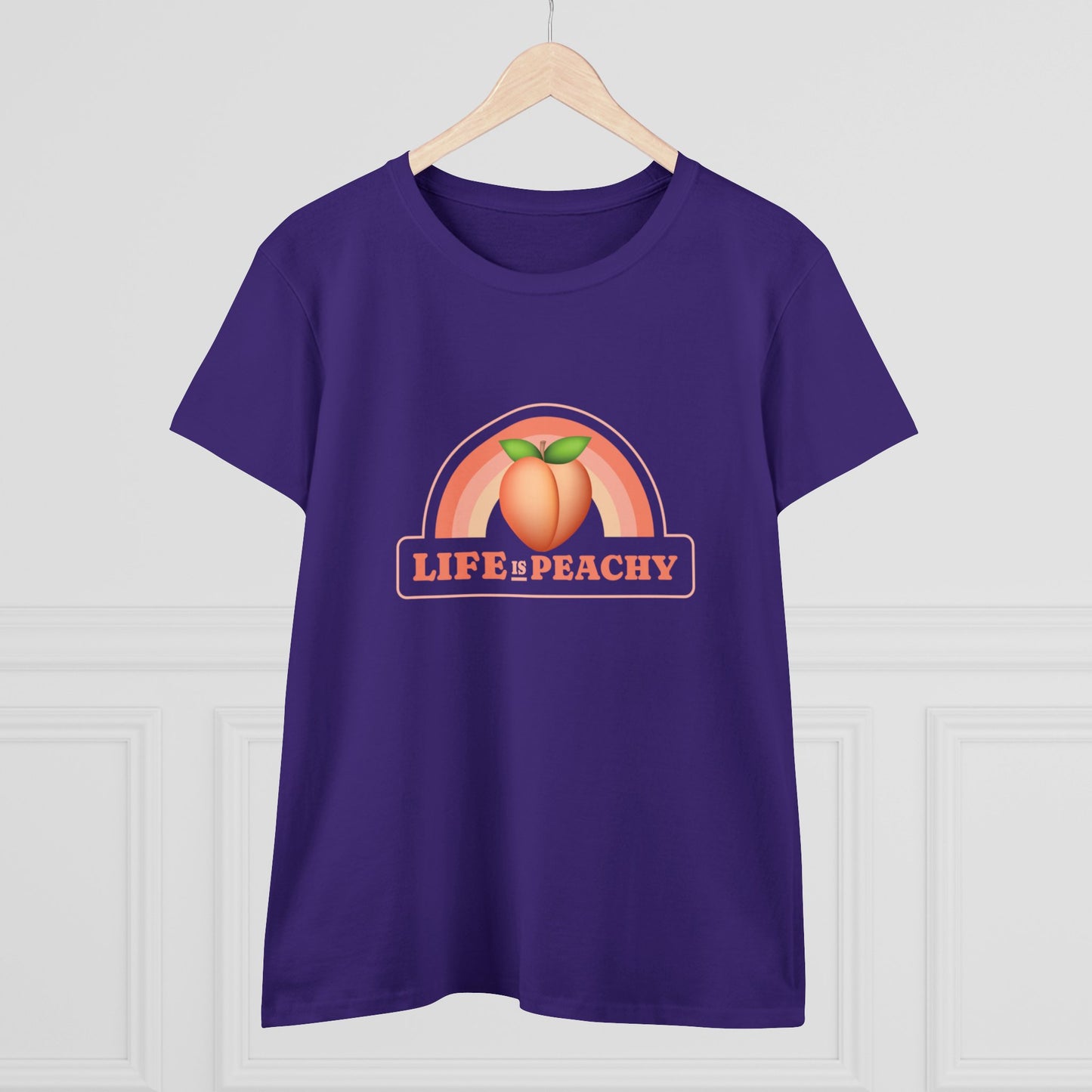Life Is Peachy Semi-Fitted Tee