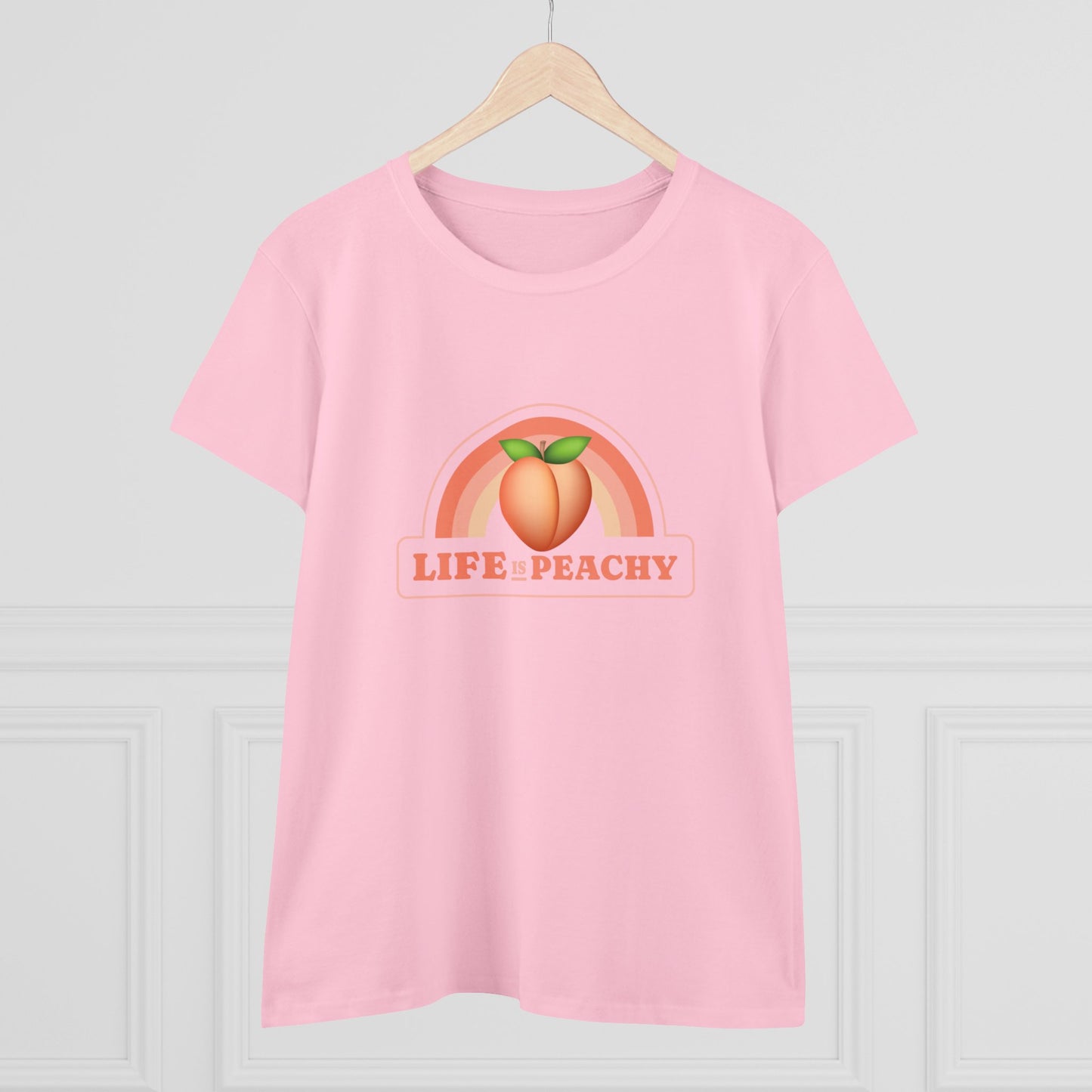 Life Is Peachy Semi-Fitted Tee
