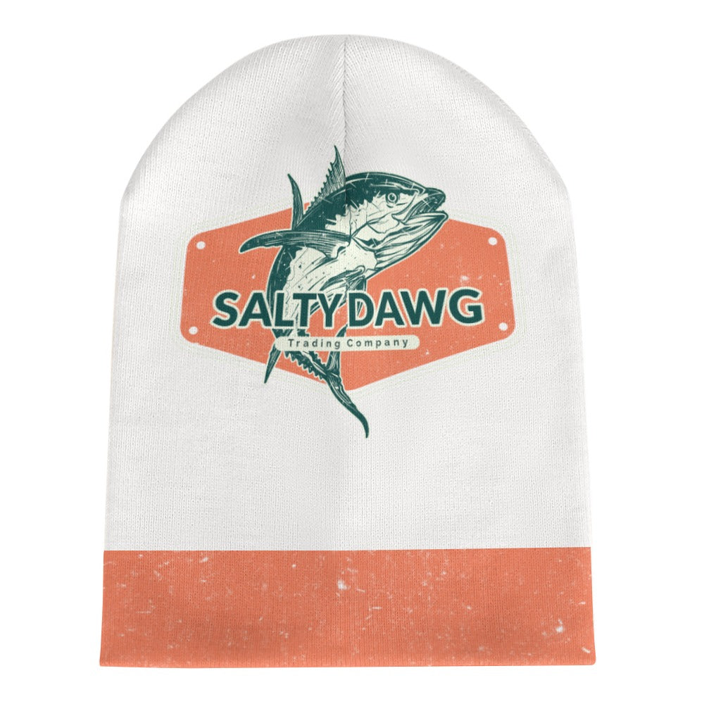 Full printed knitted hat