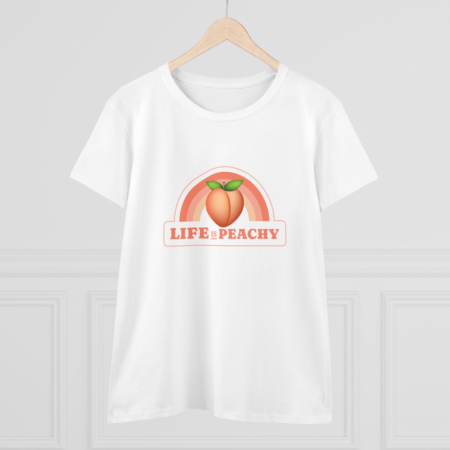 Life Is Peachy Semi-Fitted Tee