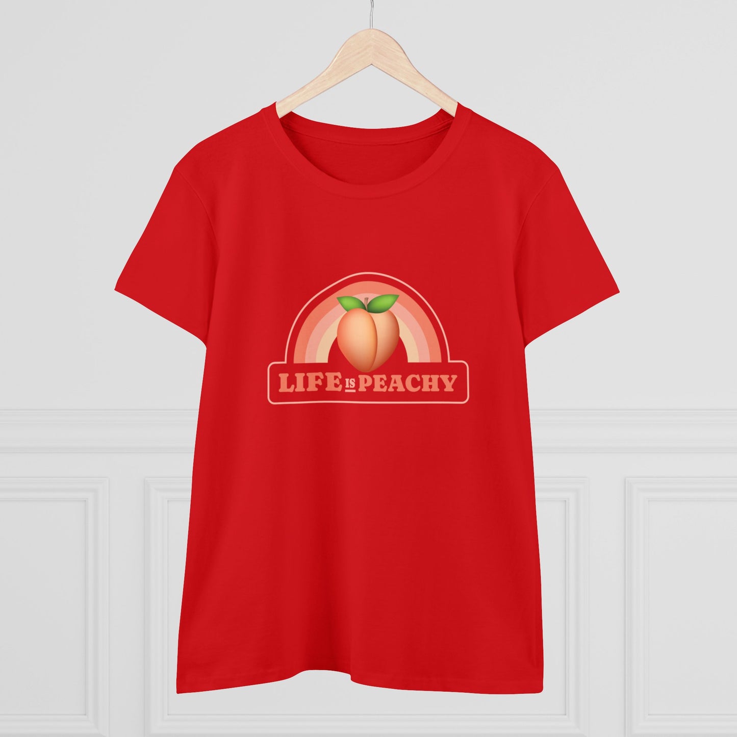Life Is Peachy Semi-Fitted Tee