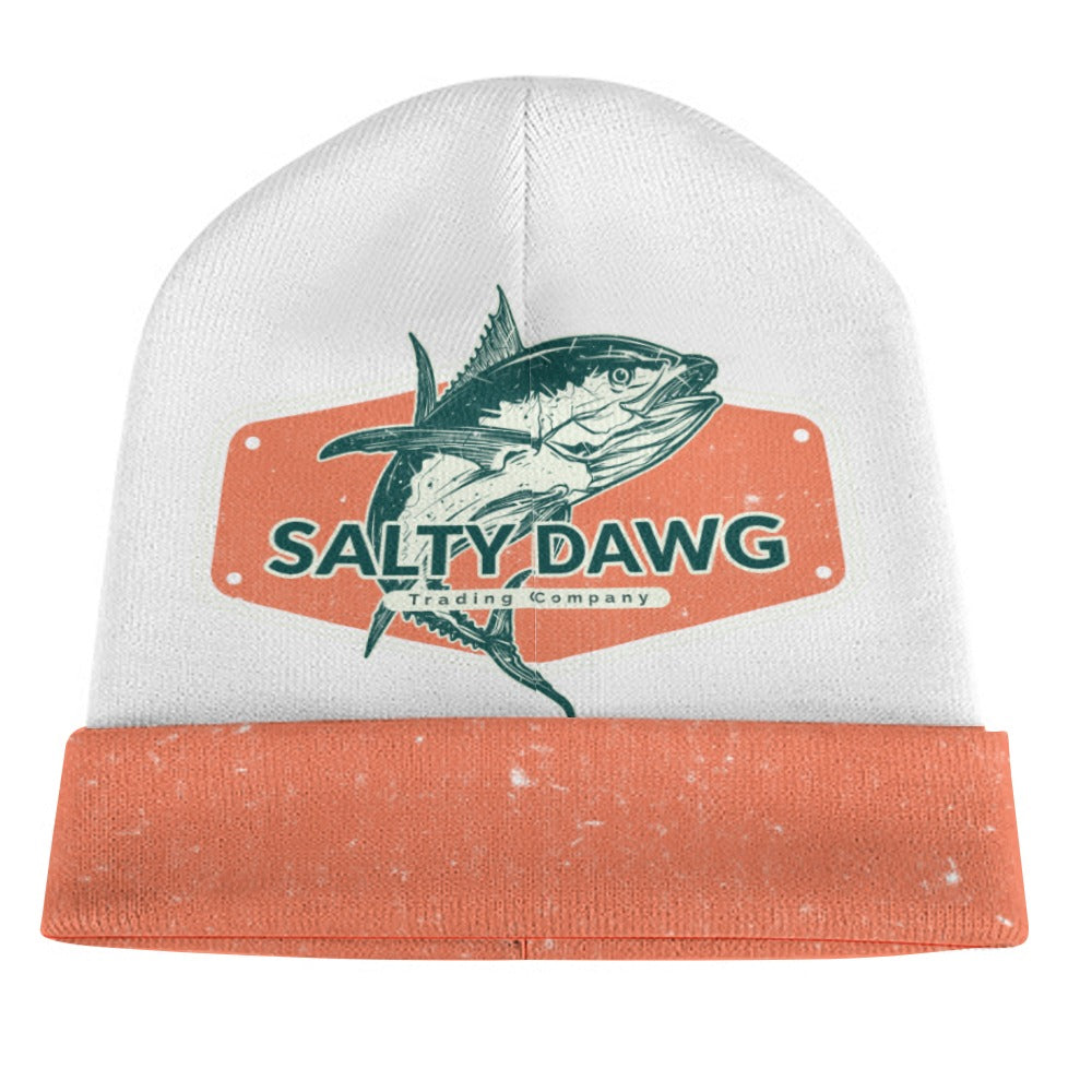 Full printed knitted hat
