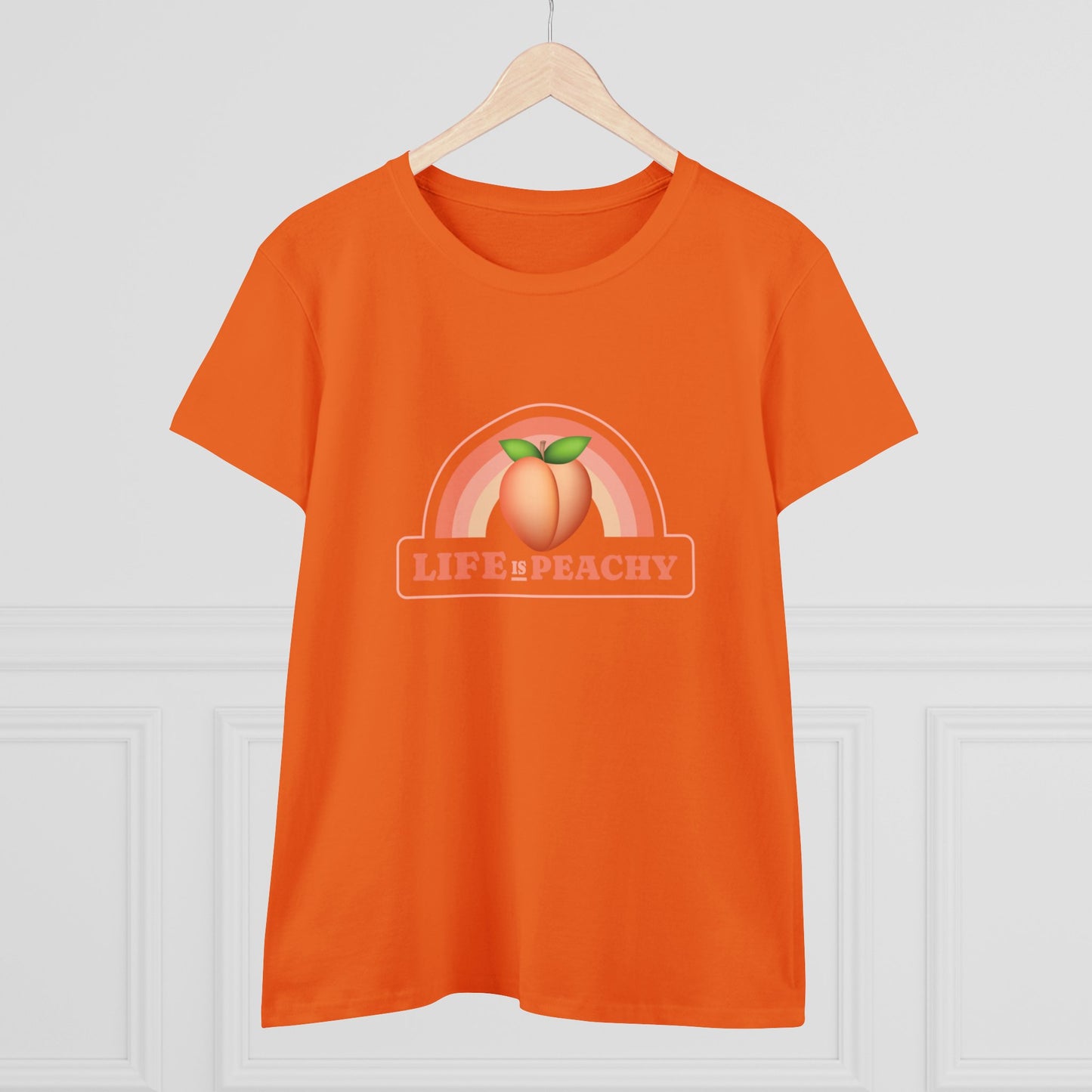 Life Is Peachy Semi-Fitted Tee