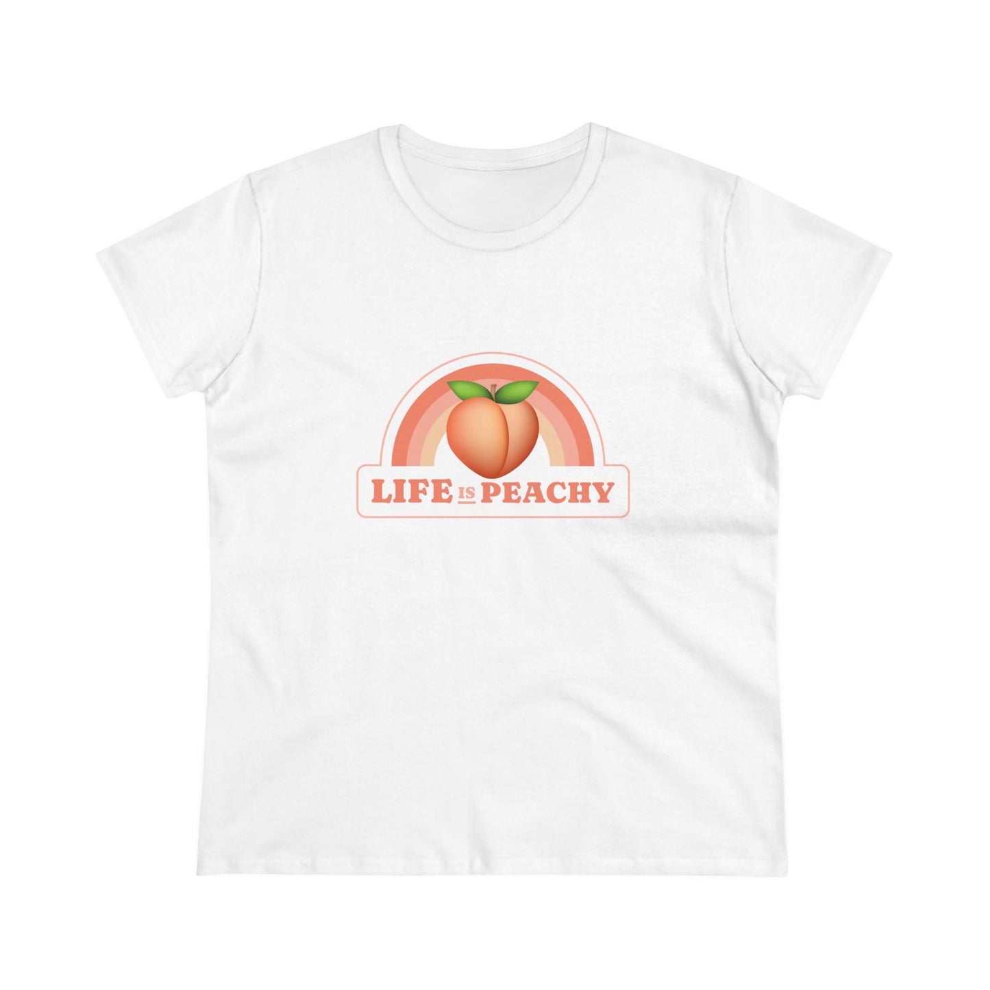 Life Is Peachy Semi-Fitted Tee