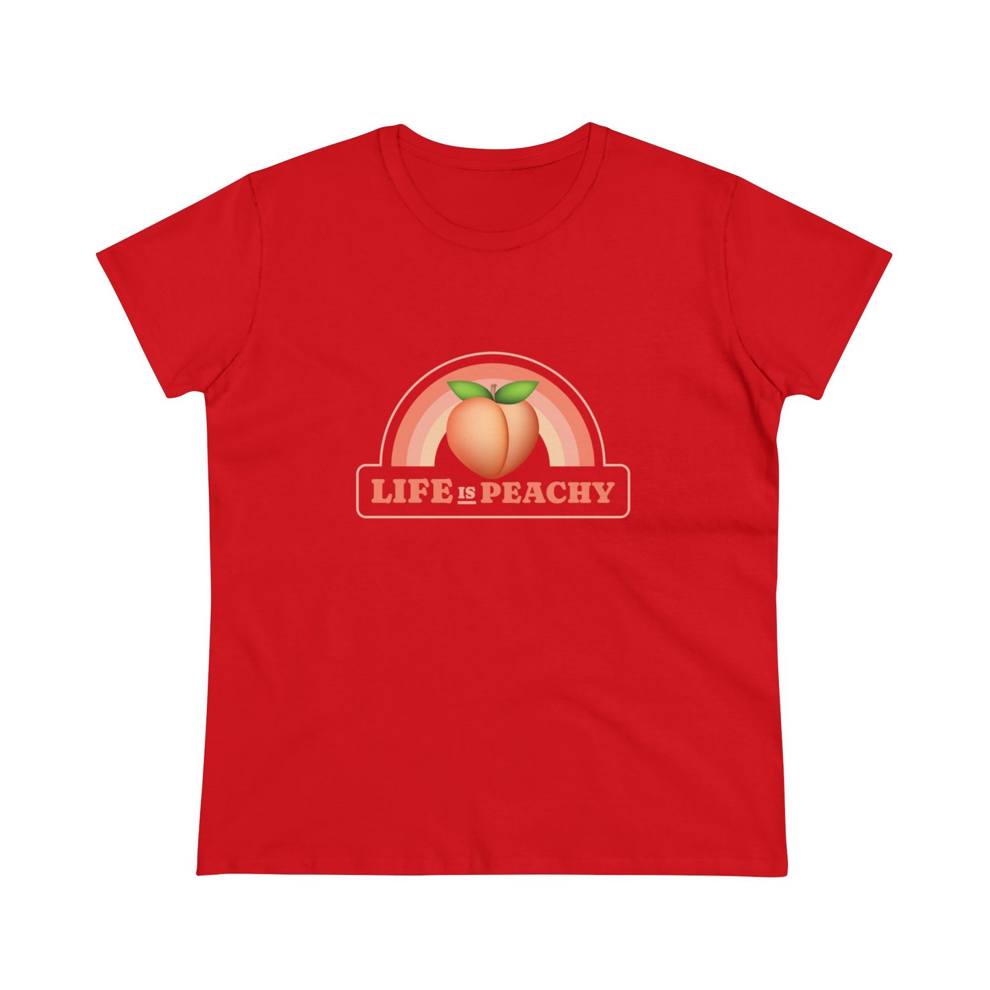 Life Is Peachy Semi-Fitted Tee