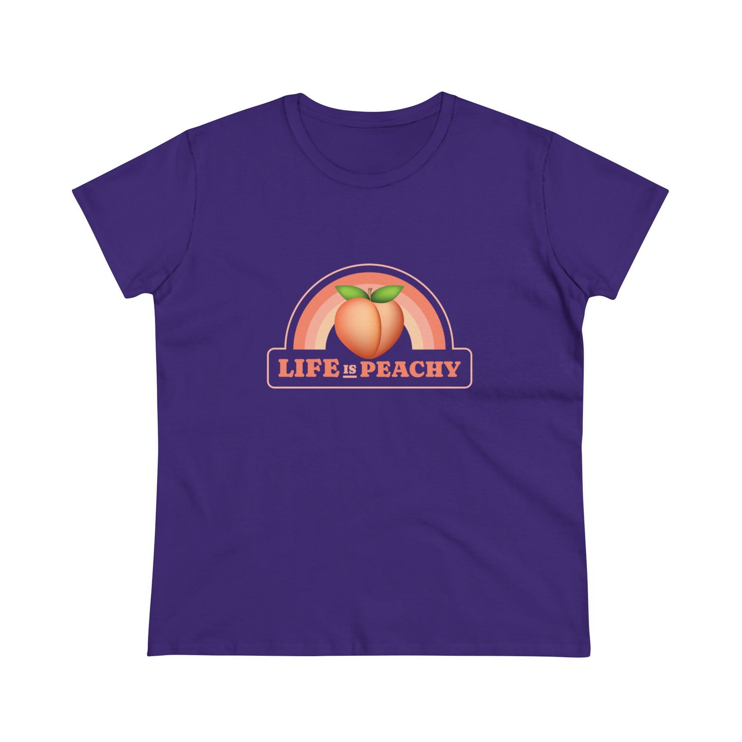 Life Is Peachy Semi-Fitted Tee