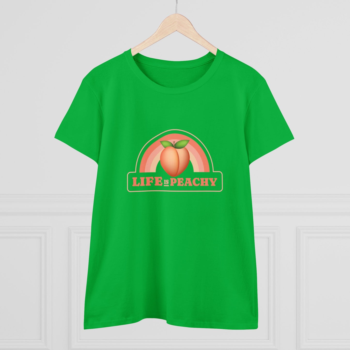Life Is Peachy Semi-Fitted Tee