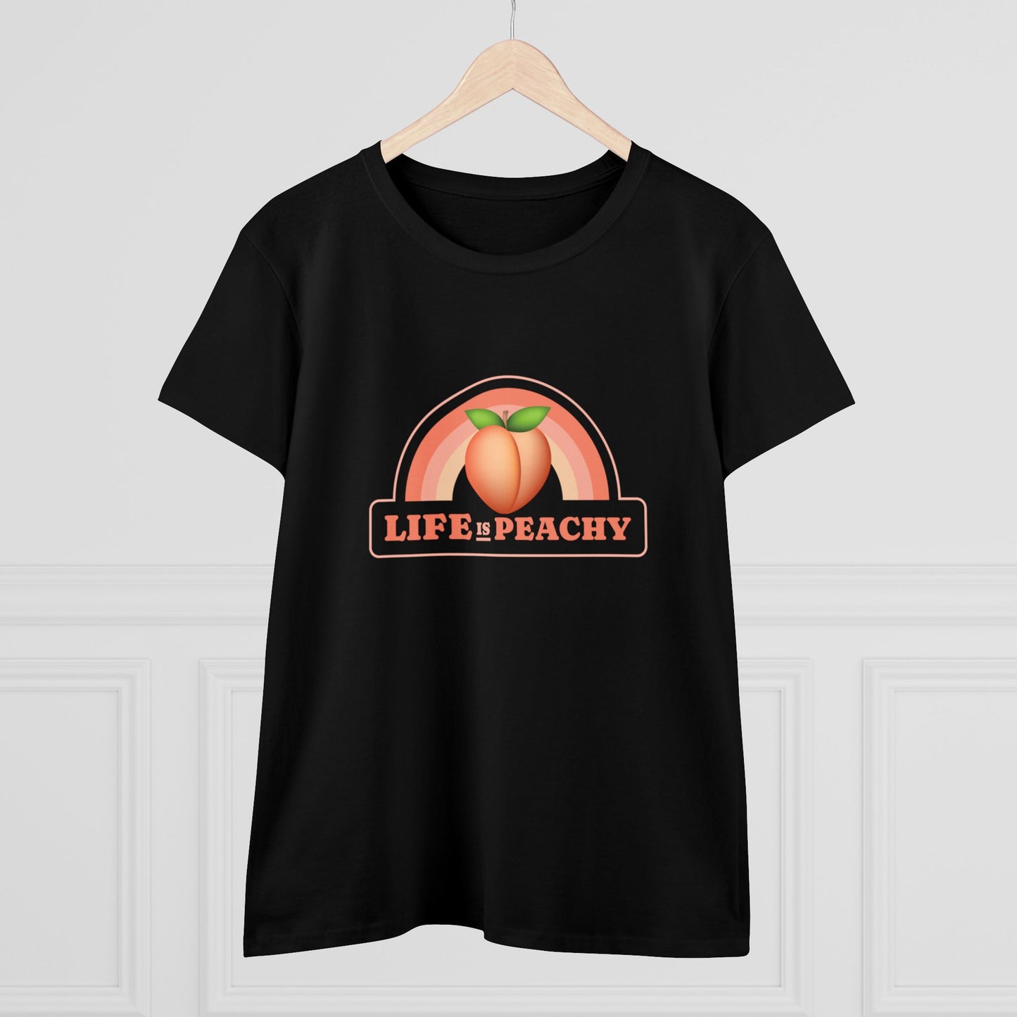 Life Is Peachy Semi-Fitted Tee