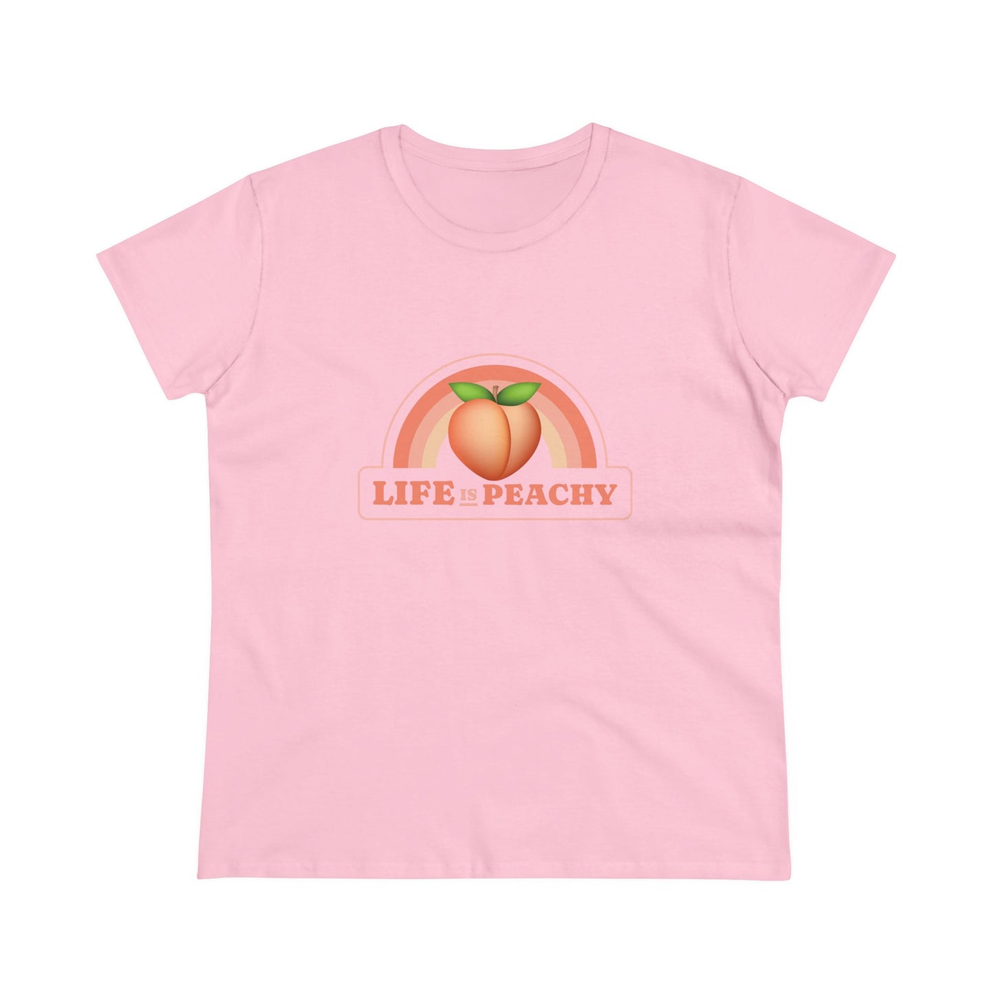 Life Is Peachy Semi-Fitted Tee