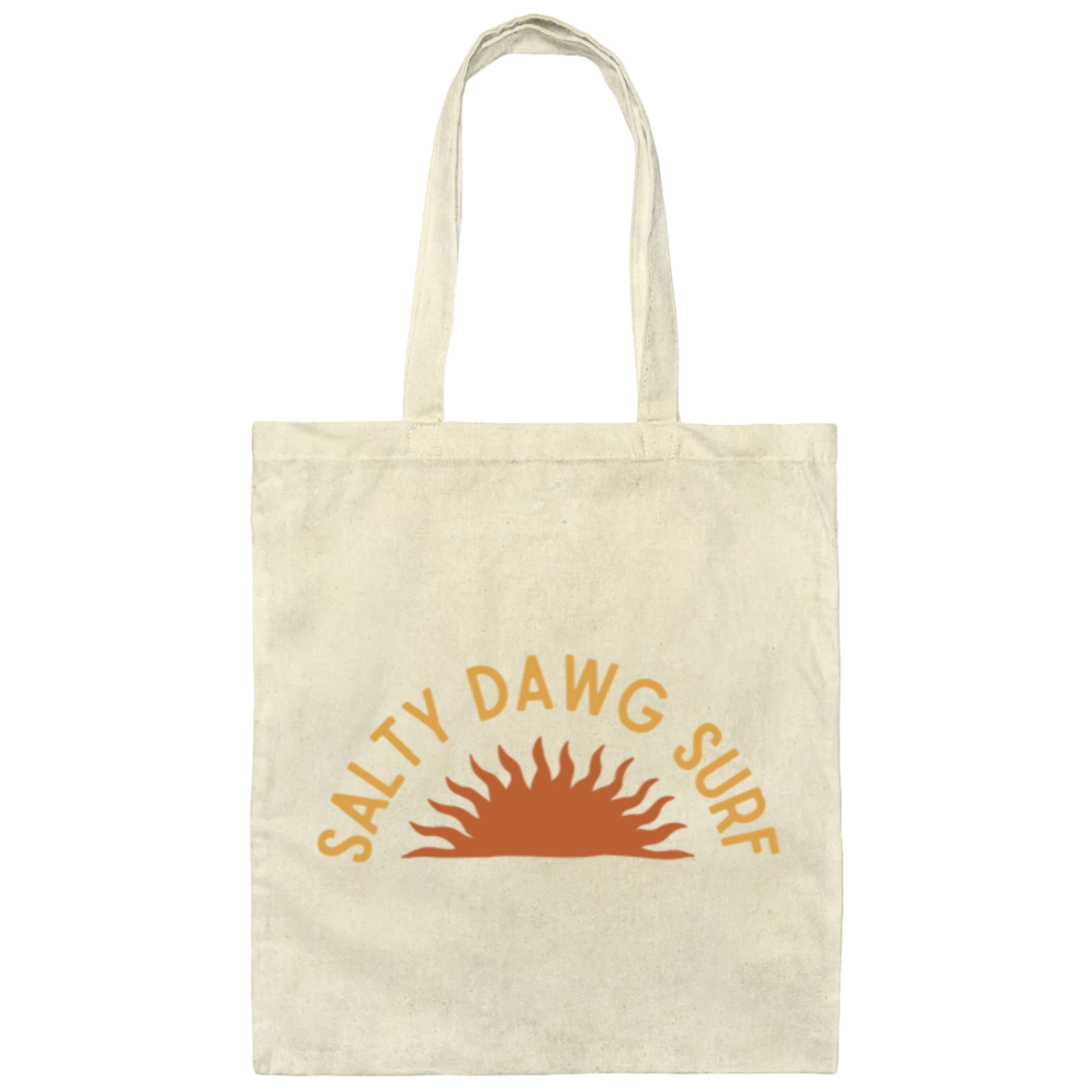 Salty Surf Canvas Tote Bag