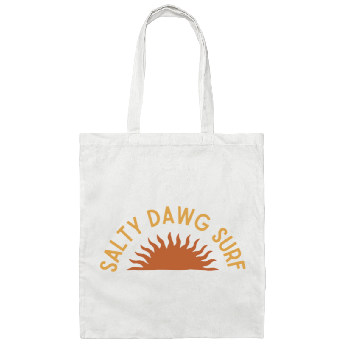 Salty Surf Canvas Tote Bag