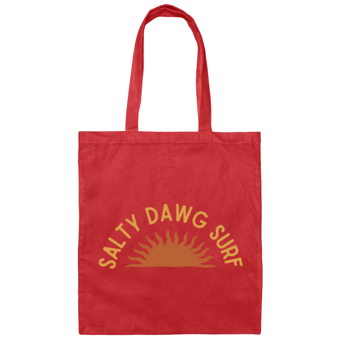 Salty Surf Canvas Tote Bag
