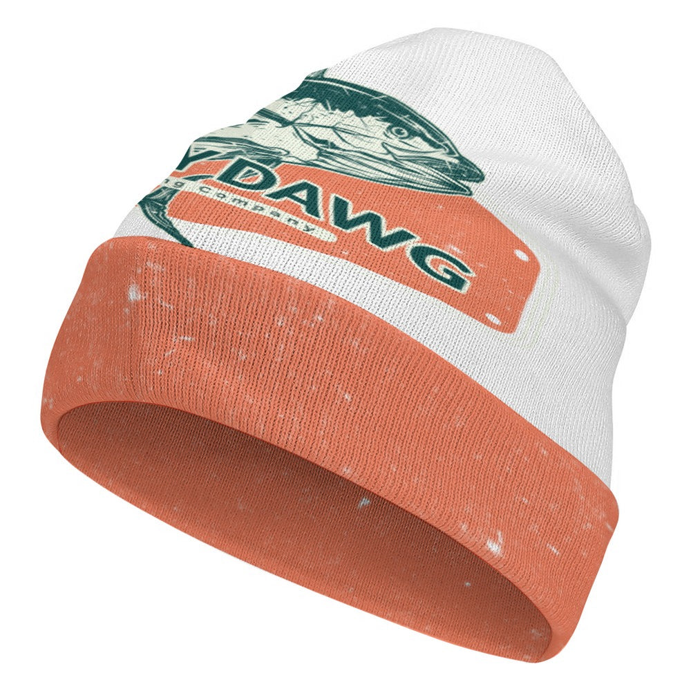 Full printed knitted hat