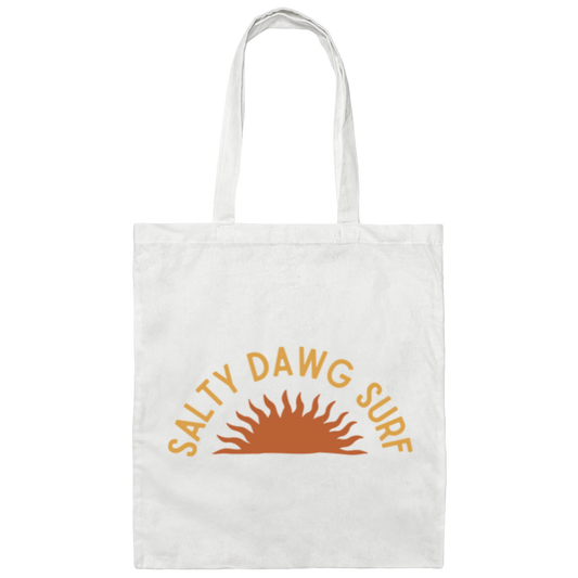 Salty Surf Canvas Tote Bag